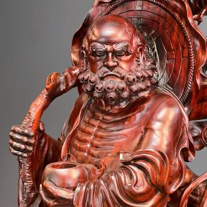 Alternative view of ĐẠT MA HÀNG LONG PHỤC LÂN GỖ TRẮC CAO 112CM