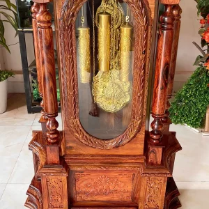 ĐỒNG HỒ THÁP GỖ CẨM CAO 2M3 - Ảnh 2