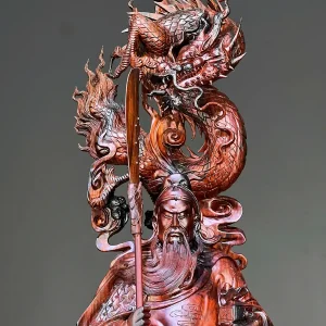 Alternative view of QUAN CÔNG PHỤC LONG GỖ TRẮC 78X29X18