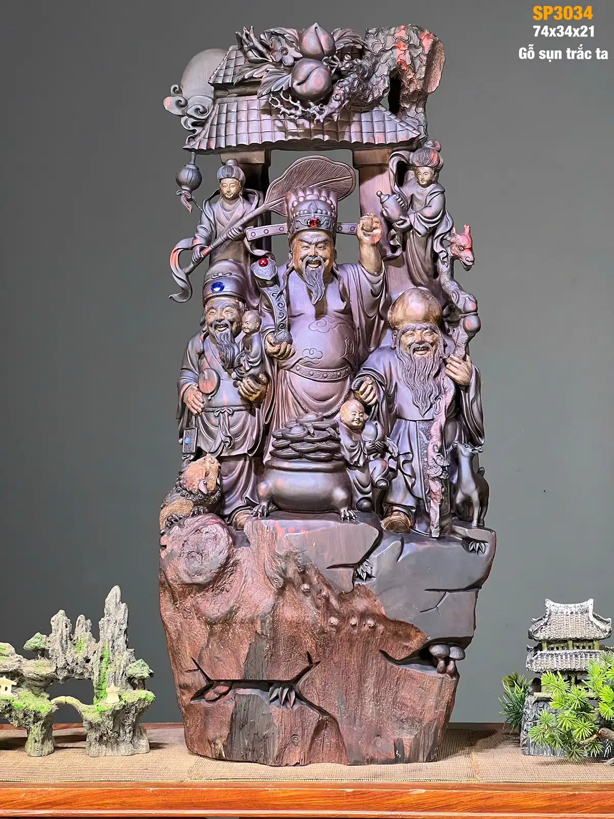 TAM ĐA PHÚC LỘC THỌ C74N34S21