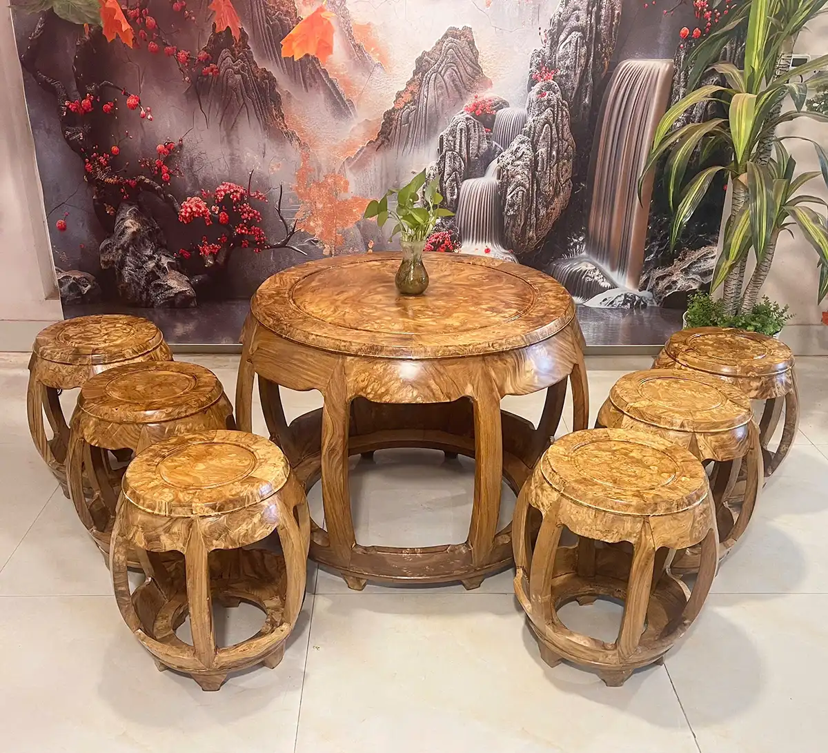 BỘ BÀN ĐÔN GỖ NU NGỌC NGHIẾN ĐẲNG CẤP KHÔNG GIAN SỐNG - Ảnh 3