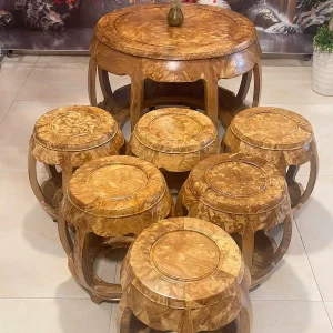 BỘ BÀN ĐÔN GỖ NU NGỌC NGHIẾN ĐẲNG CẤP KHÔNG GIAN SỐNG - Ảnh 4