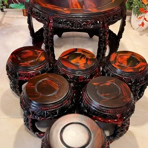 BỘ BÀN GHẾ GỖ TRẮC - ĐẲNG CẤP KHÔNG GIAN SỐNG - Ảnh 4