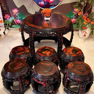 BỘ BÀN GHẾ GỖ TRẮC - ĐẲNG CẤP KHÔNG GIAN SỐNG - Ảnh 5