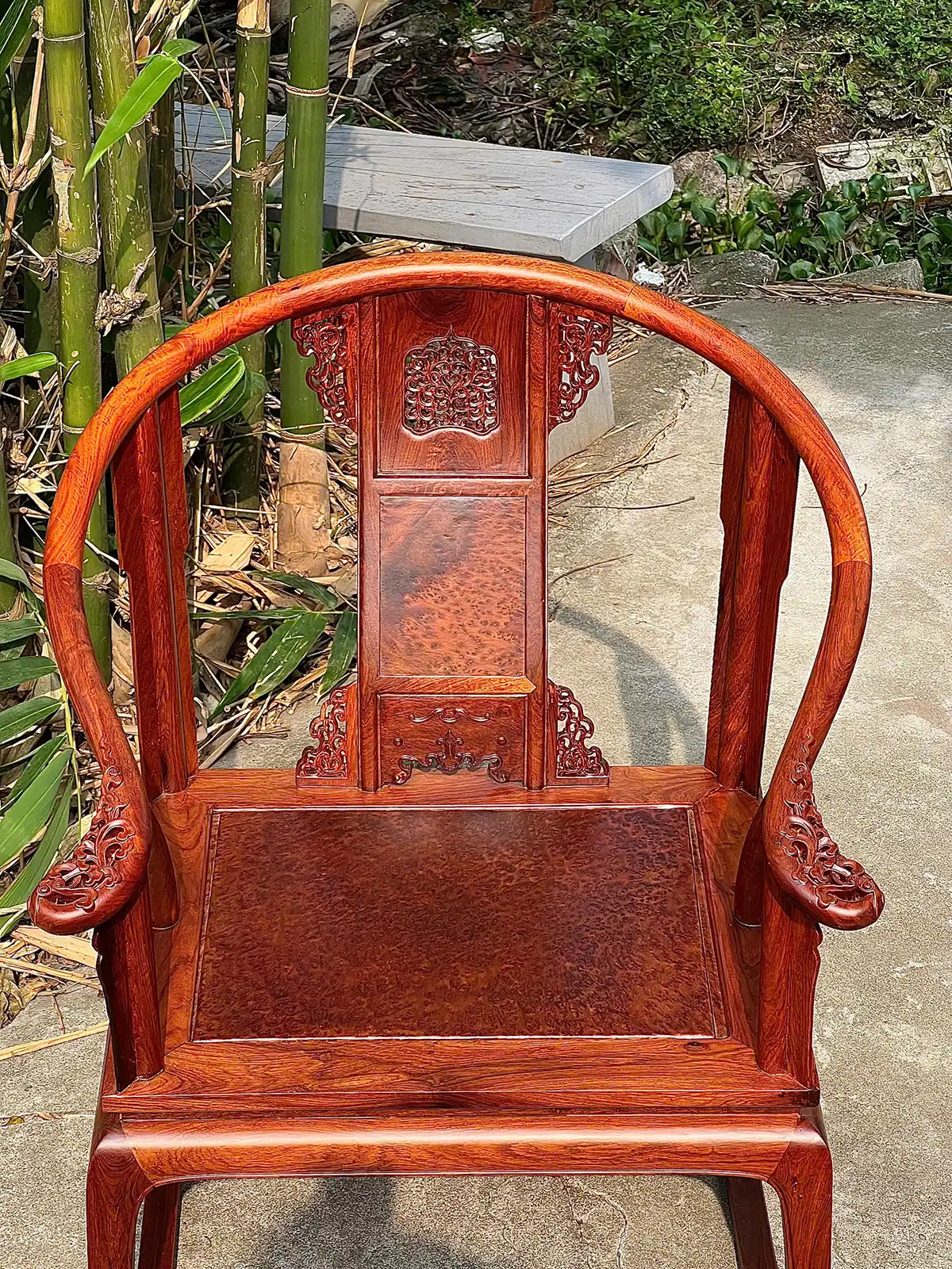 BỘ GHÊ MINH ĐẾ GỖ NU NGỌC AM - Ảnh 4