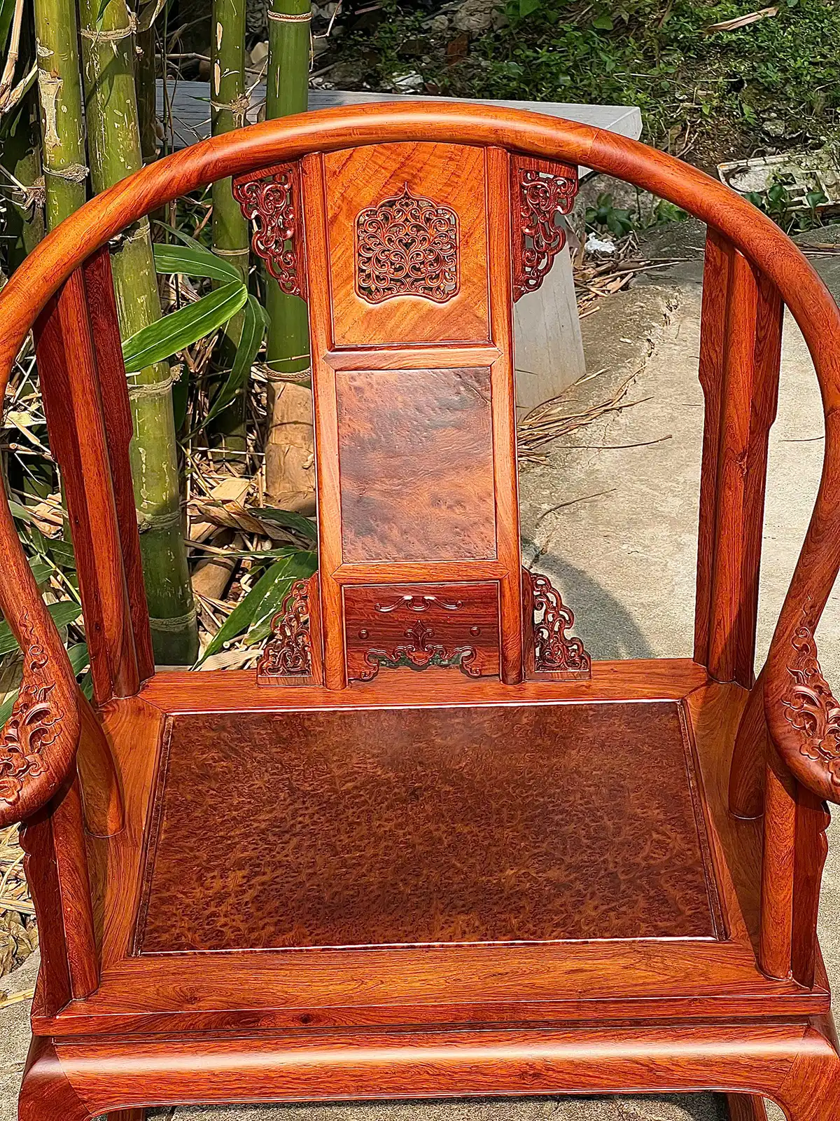 BỘ GHÊ MINH ĐẾ GỖ NU NGỌC AM - Ảnh 6