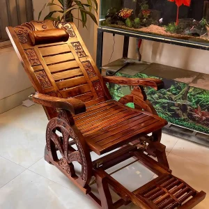 GHẾ ĐU ĐƯA GỖ CẨM - ĐẲNG CẤP NGƯỜI SÀNH GỖ - Ảnh 4