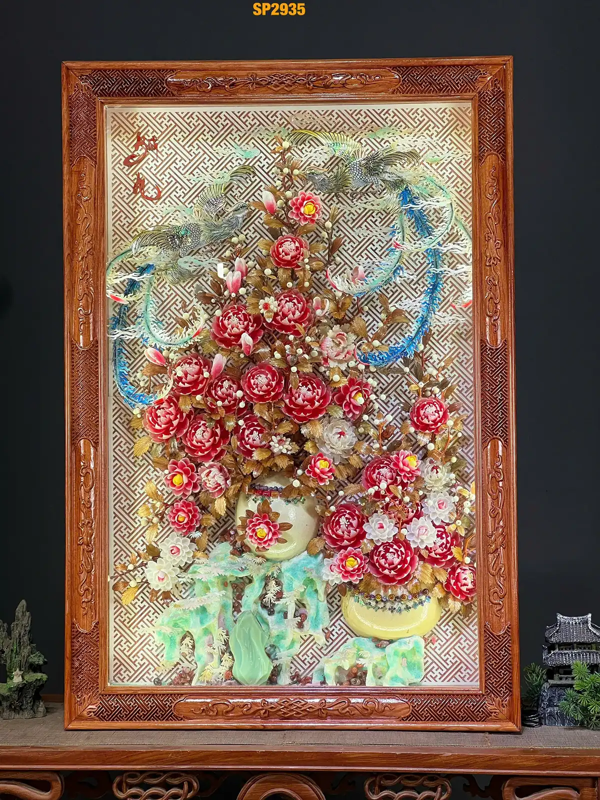 TRANH SONG BÌNH PHƯỢNG VŨ